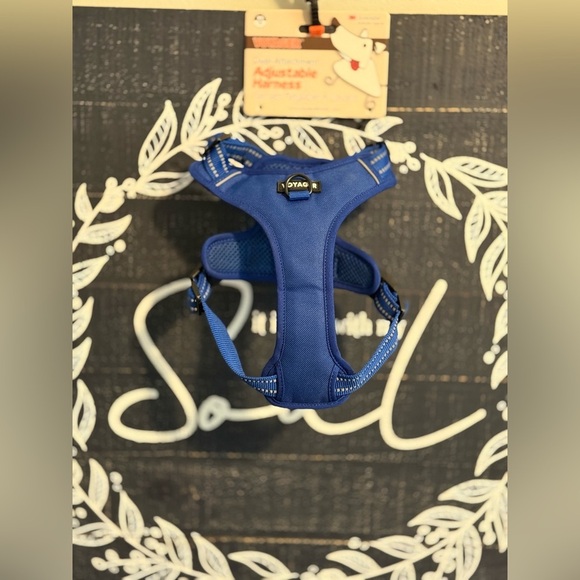 Voyager Blue Adjustable Dog Harness - Picture 2 of 3